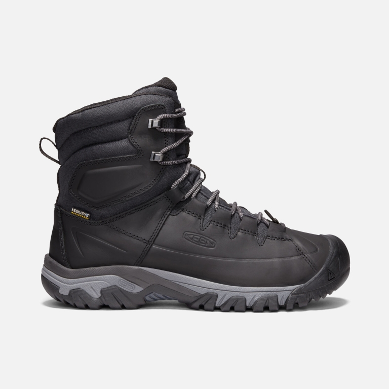 Keen Targhee High Lace Waterproof Boots - Men's Black Boots